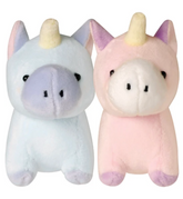 Embrace the magic with our Unicorn Buddy Magnetic Plush Keychains! Delightfully charming, these keychains feature an enchanting unicorn design that adds a touch of whimsy to your everyday carry.    With magnetic hands, they easily attach to any metallic surface, making them perfect for keys, bags, or even your refrigerator. Crafted with soft, plush materials, they're as cuddly as they are cute.
